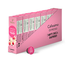 Cafissimo Flavoured Espresso - White Choc & Raspberry - 80 kávékapszula
