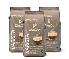 Tchibo Barista Caffé Crema 3 x 1kg