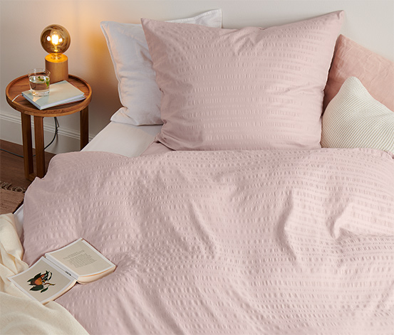 Mikroszálas krepp ágynemű, rózsaszín, egyszemélyes online bestellen bei  Tchibo 640217