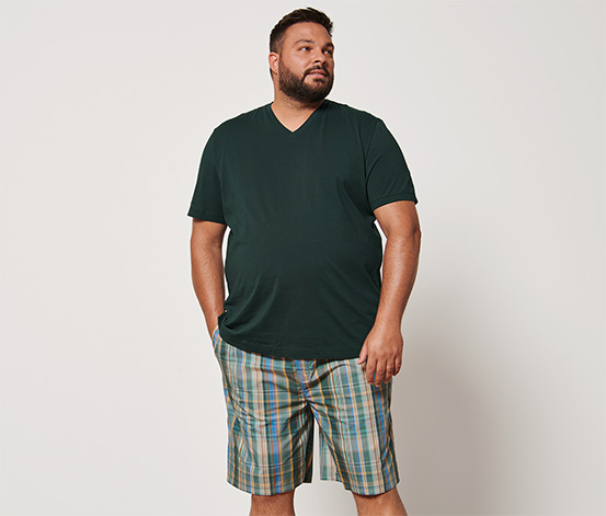 Férfi rövidnadrágos pizsama, szövött, kockás online bestellen bei Tchibo  640233