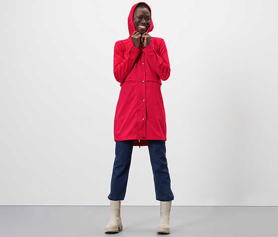 Női softshell kabát, piros online bestellen bei Tchibo 660136