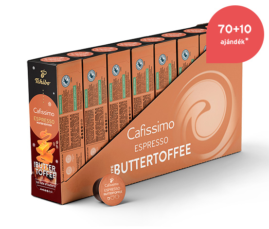 Flavoured Espresso – Buttertoffee – 80 kávékapszula 512925 a Tchibo-nál.