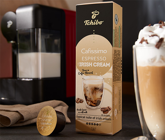 TCHIBO Cafissimo Espresso Irish Cream kávékapszula - 10db - smartshop.hu