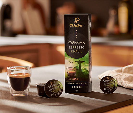 Espresso Brasil - 10 db kávékapszula 483501 a Tchibo-nál.
