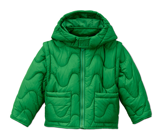 Kisgyerek steppelt kabát, zöld online bestellen bei Tchibo 629088