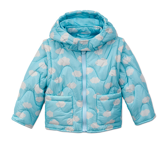 Kisgyerek steppelt kabát, felhős online bestellen bei Tchibo 629095