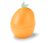 Mikrohullámú sütő tisztító, narancs alakú